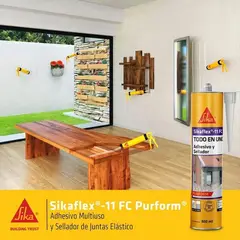 SIKA - Sikaflex‑11 FC Gris Adhesivo y Sellador Estructural PU 300 ml
