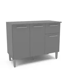 VEKKAHOME - Mueble Base New Evandro Grafito 105 Cm