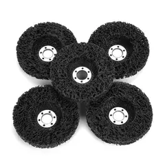 GENERICO - 5 Pzs Disco Abrasivo 100x16mm Negro para Metal Desbaste
