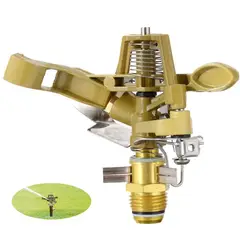 GENERICO - Aspersor Para Riego de 360° de Impacto 12 Pulgada Bronce