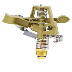 GENERICO - Aspersor Para Riego 360° De Impacto 12 Pulgada Bronce