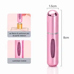 GENERICO - Pack 6 Atomizadores Recargables Para Perfume + 6 Estuches