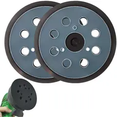 GENERICO - 2 Pzs Almohadilla Lijar 123mm 8 Agujeros 5" para Makita