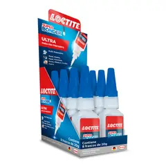 GENERICO - Pack 8 Pegamentos Instantáneo Super Bonder Ultra Loctite 20g