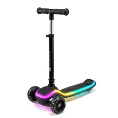 KINDERKRAFT - Scooter con luces Led Raket Negro