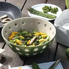 GUZZINI - Bowl Le Murrine Verde Musgo 25cms