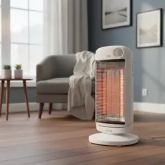 PALSON - Estufa Fibra de carbono Oscilante 900W Blanco