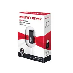 MERCUSYS - Miniadaptador USB inalámbrico N300 para WIFI