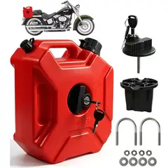 TSKY CHILE SHOPPING - Bidón de Gasolina 5 Litros, Bidón de Gasolina para Moto, 5L Tanque Contenedor de Gas Portátil
