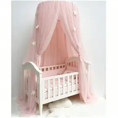 TATEE - Cortinas De Cama 10 Capas De Malla rosa Estilo Princesa 250×60CM