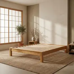 CALM - Base de Cama NAGI Bambú 2 Plazas Plus