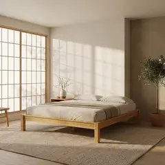 CALM - Combo Cama Completa NAGI Bambú + UMI Hybrid Core King