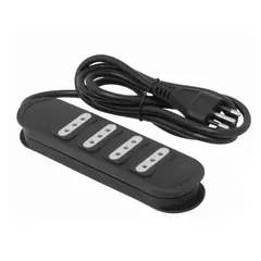 MACROTEL - Alargador Eléctrico 4Pos 3mt ME204B Negro