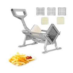 OFERTABKN - Cortadora De Papas Manual Picadora De Bastones 3 Cuchillas