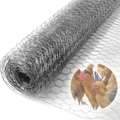 TSKY CHILE SHOPPING - Malla De Alambre Galvanizadoras Hexagonal Criba 100cm x 20mts Malla Hexagonal