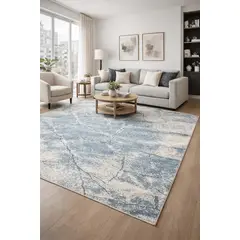 DECOGHAR - Alfombra Vintage lavable Tide Signal 160x240 cm