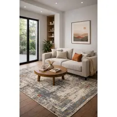 DECOGHAR - Alfombra Vintage lavable Iron Fault 160x240 cm
