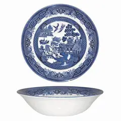 CHURCHILL - Bowl Blue Willow 24cms