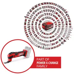 EINHELL - HERRAMIENTA MULTIUSO INALÁMBRICA 18V - 11000 - 20000RPM