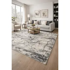 DECOGHAR - Alfombra Vintage lavable Neural Forest 160x240 cm