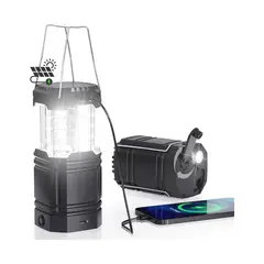 GENERICO - Linterna Camping LED Recargable USB Solar Power Bank Reacondicionada