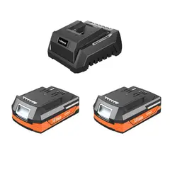 FLOWMAK - Cargador 60w más 2 baterías de 2Ah