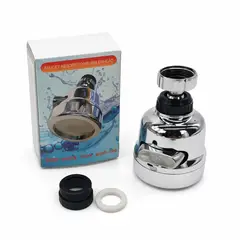 GENERICO - Adaptador de grifo cromado regulable, difusor anti salpicaduras con dos modos de agua para cocina