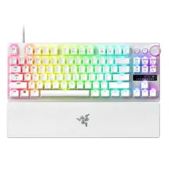 RAZER - Teclado Mecánico Huntsman V3 Pro Óptico RGB Cableado Blanco