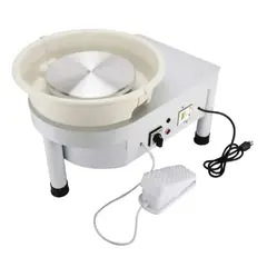 GENERICO - Torno Alfarero Eléctrico 350 W Con Pedal Para Greda Arcilla
