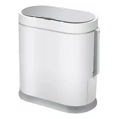 GENERICO - Papelero Basurero Baño Automático Sensor Inteligente Cepillo