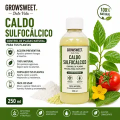 GROW SWEET - Control De Plagas 250ml Contra Botritis Oídio Pithium Etc