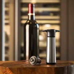 VACUVIN - Set Regalo Premium para Vino Acero Inoxidable