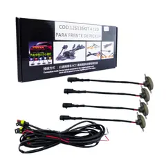 GENERICO - Kit De 4 Piezas De Luces, Para Frente O Parrilla De Pickup. En Caja