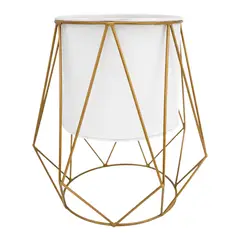 FLIPEREX - Porta Macetero Pedestal Maceta Plantas Metalico Decorativo - Blanco