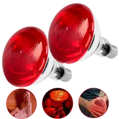 GENERICO - 2pcs Bombilla Infrarroja Calor Pollo Reptil Fisioterapia 275wE27