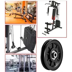 GENERICO - Rueda De Polea De Rodamiento 90mm De Repuesto Fitness
