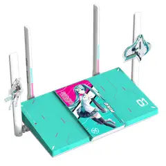 ASUS - Enrutador Gaming Tianxuan 2, WiFi 7, Puerto 2.5G, Hatsune Miku