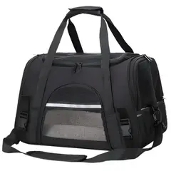 GENERICO - Bolso Transportador Mascota Negro