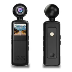 GENERICO - Mini Cámara De Accion Hd Portatil Pantalla Lcd Gira180°