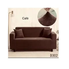 GENERICO - FUNDA PARA SILLON 4 CUERPO CAFE (230-300)