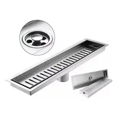 AMBM SHOP - Desagüe De Suelo De 10×40cm Rectangular Acero Inoxid 304