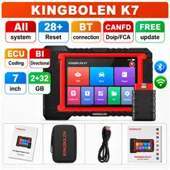 GENERICO - Escáner Automotriz Kingbolen K7 Global OBD2 Full Sistema 31 Resets AutoVIN