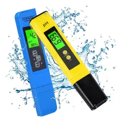GENERICO - Medidor De Ph Digitalmedidor De Ec Tds Preciso Azul Amarillo
