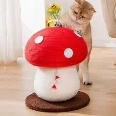 MARBEN PETS - Rascador para gatos en forma de Hongo
