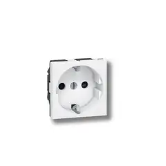 LEGRAND - Módulo Enchufe Schuko 2P+T 10A 250V 16A Blanco Mosaic