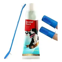 GENERICO - Set De Cepillo Y Pasta De Dientes Para Perros, Crema Dental