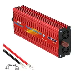 IRM - Inversor Voltaje 3000w Transformador 12v A 220v Conversor De Energia Puerto Usb Para Automovil