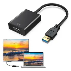 GENERICO - Adaptador Video Usb 3.0 A Hdmi Full Hd 1080p