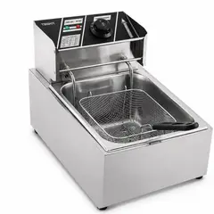 DOPA - Freidora Eléctrica Industrial Teska 6l Acero Inox 2500w
