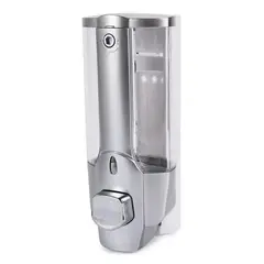 GENERICO - Dispensador de Jabón Líquido de Pared 350 ml Recargable para Baño y Cocina